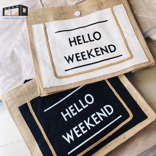 Túi Cõi Đi Biển, Túi Đi Du Lịch Hello Weekend Hót Trend