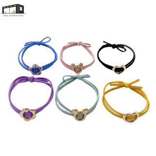 Dây buộc tóc hình Mickey,trái tim,hoa phong cách Hàn Quốc