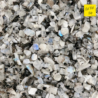 100g Vụn đá Rainbow Moonstone
