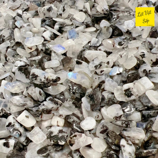 100g Vụn đá Rainbow Moonstone