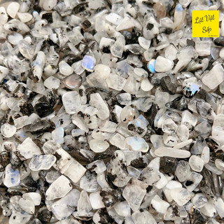 100g Vụn đá Rainbow Moonstone