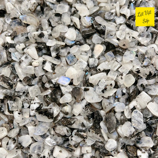 100g Vụn đá Rainbow Moonstone