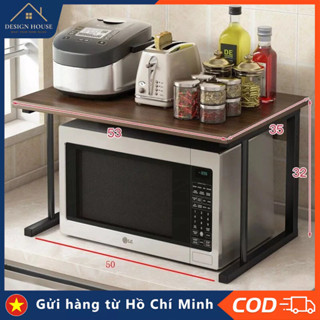 kệ lò vi sóng Giá đỡ lò vi sóng gia đình thu thập giá đỡ gia vị bàn