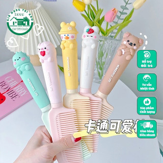 Lược Tay Nhựa Hình Thỏ Gấu nhiều màu sắc
