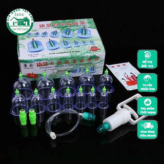 Bộ Giác Hơi Không Dùng Lửa 12 Cốc giúp đào thải đốc tố khỏi cơ thể tiện dụng