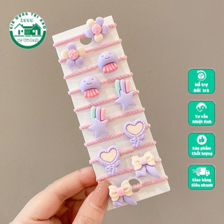 Dây Buộc Cột Tóc Hình Hoa Cúc Dễ Thương T2