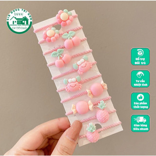 Dây Buộc Cột Tóc Hình Hoa Cúc Dễ Thương T2