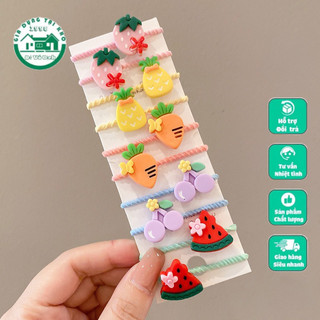 Dây Buộc Cột Tóc Hình Hoa Cúc Dễ Thương T2