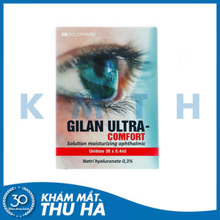 Dung dịch nhỏ mắt Gilan Ultra Comfort 0.3% (Hộp 30x0.4ml)