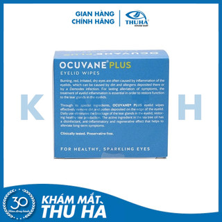 Miếng gạc lau mi mắt OCUVANE PLUS - Hungary