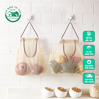 Túi lưới đựng hành tỏi , túi treo hành tỏi nhà bếp