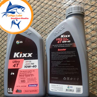 Nhớt xe ga kixx 10w40 scooter nhớt nhập khẩu 100% từ hàn quốc