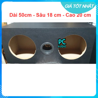  Vỏ thùng loa bass 16 cm - 1 tấc 6  làm SUB kép hoặc loa full - sub ô tô - vi tính 
