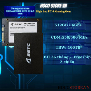 Ổ cứng ssd sstc megamouth sata iii 2.5 inch tốc độ 6gb/s | hoco store pc