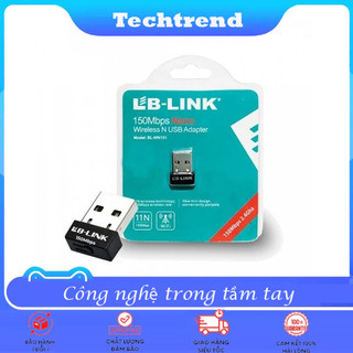 Usb wifi, usb thu wifi LBlink 151 nano, Thu sóng wifi tốc độ cao 150Mbps cho máy tính PC, laptop