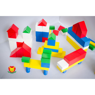 Hộp gỗ tạo hình, đồ chơi xếp hình sáng tạo, giáo cụ mầm non