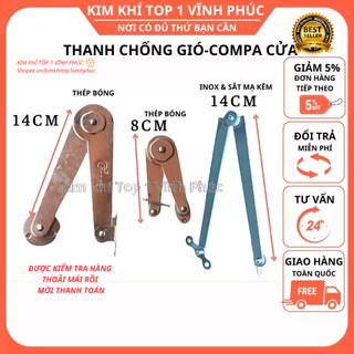 Thanh chống gió bật giò gà compa cửa sổ