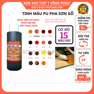 Tinh màu pu cho đồ gỗ, Tinh màu pha sơn gỗ HIỆP PHÁT G7 100g