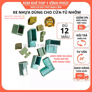 Ke nhựa cửa nhôm, ke nhựa bắt góc nhôm tủ bếp trạn bát