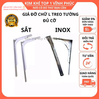 Giá đỡ chữ L kệ treo tường các cỡ 20cm, 25cm, 30cm, 35cm ( 1 Chiếc)