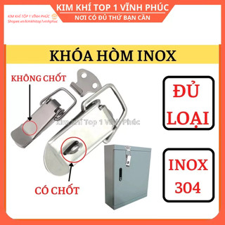 Khoá gài khóa hòm inox lắp hòm đạn