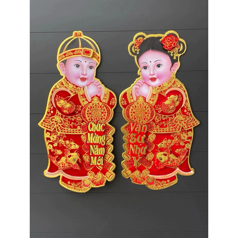 Sỉ decal dán cửa trang trí tết cổ truyền đẹp có nhiều mẫu lựa chọn