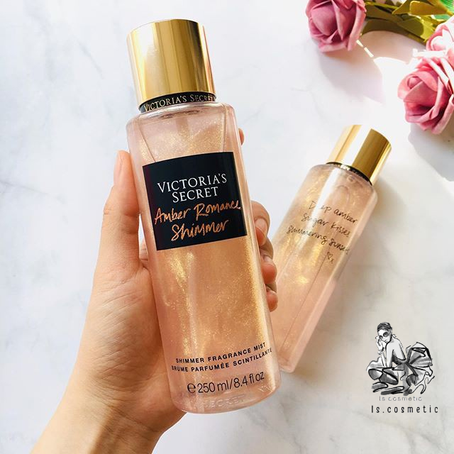 🎈LS🎈 👑 Xịt Thơm Body Mist Victoria’s Secret - AMBER ROMANCE 10ml -