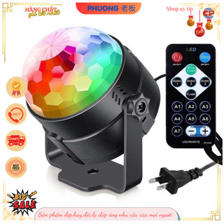 Đèn trang trí sân khấu , đèn quẩy ,đèn chớp nhiều màu, cảm biến nhạc,xoay 360 độ