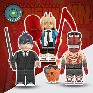 MINIFIGURES CHAINSAW MAN, POWER, AKI, MAKIMA, QUỶ SÚNG