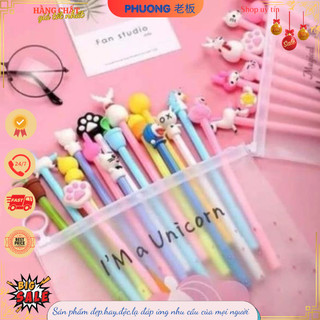 Sét 20 bút nước hình thú cute túi zip ocp