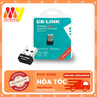Usb wifi, usb thu wifi LBlink 151 nano, Thu sóng wifi tốc độ cao 150Mbps cho máy tính PC, laptop