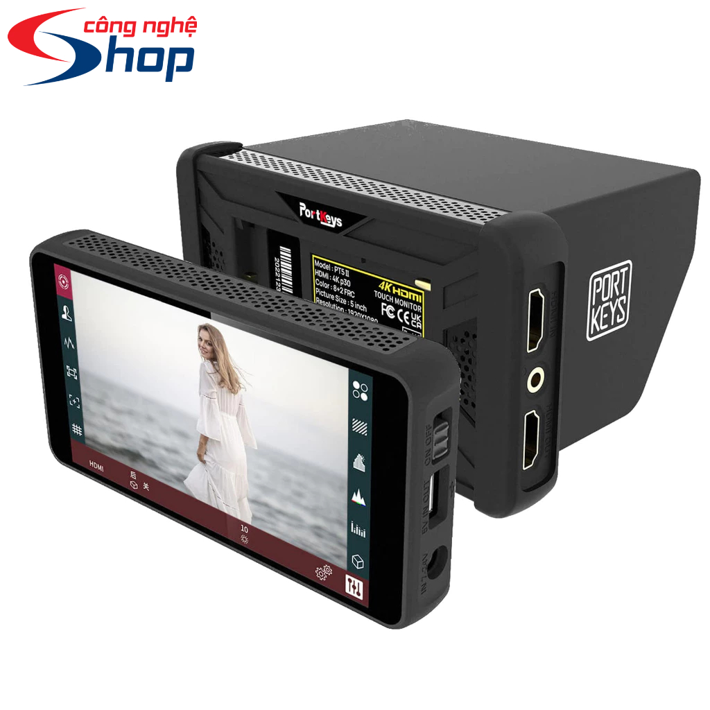 Màn Hình Portkeys PT5 II 5" 4K HDMI Touchscreen Monitor