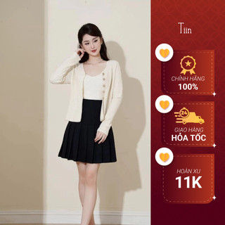 Áo 2 dây len tăm cổ v tiinstore ga23002