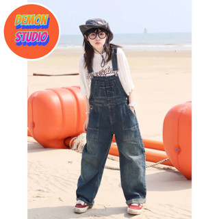 Quần yếm ulzzang ống rộng