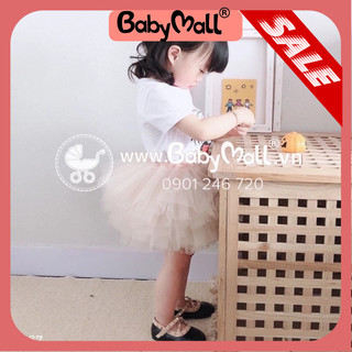 Váy voan tầng cho bé