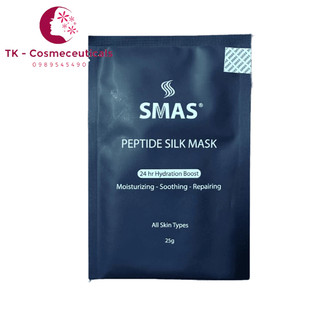 (CHÍNH HÃNG) Mặt Nạ Smas / S Mas Peptide Silk Mask Cấp Ẩm, Phục Hồi Da - 25g