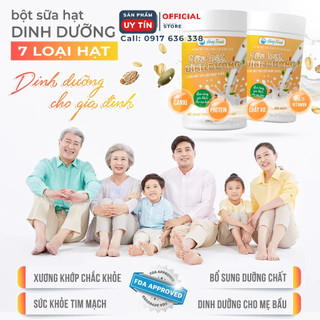 Bột Dinh Dưỡng 7 Loại Hạt 500g; Tốt cho sức khoẻ GĐ, healthy food, ăn chay, ăn kiêng, eat clean - Chính hãng Hung Foods