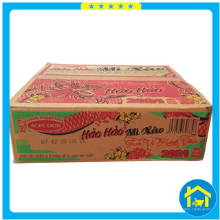 Thùng 30 gói - Mì Hảo Hảo (tôm chua cay, xào khô chua ngọt, chay rau nấm)
