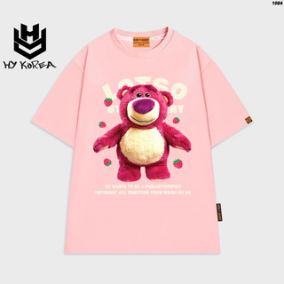 Áo thun nữ form rộng tay lỡ Gấu Lotso 1084 HY STUDIO