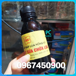Keo đen sửa chữa chuyên dụng dán màng, gân loa , côn, nhện loa  nhập 120ml