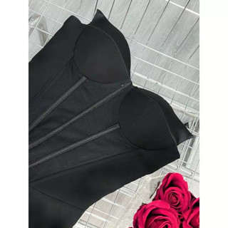 [ SALE ] Đầm maxi  cúp xẻ dài kết đá