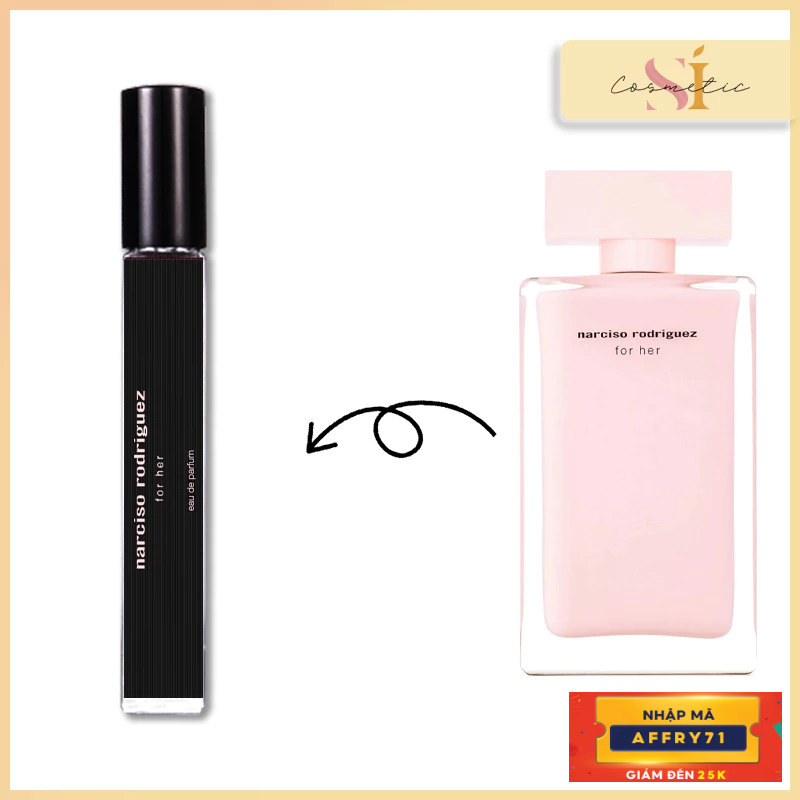 MẪU THỬ NƯỚC HOA 10ML NARCISO RODRIQUEZ FOR HER EDP