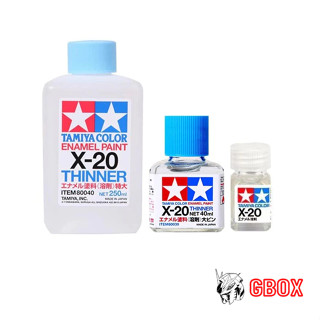  Dung dịch pha sơn gốc dầu Tamiya Thinner Enamel Paint X20 X-20 10ml 40ml 250ml tẩy Panel Line 