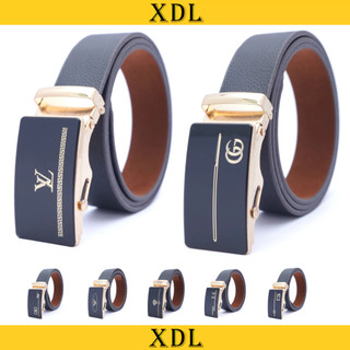 Thắt lưng nam đầu khóa lăn, dây lưng nam mặt khóa lăn chữ vàng A2L067