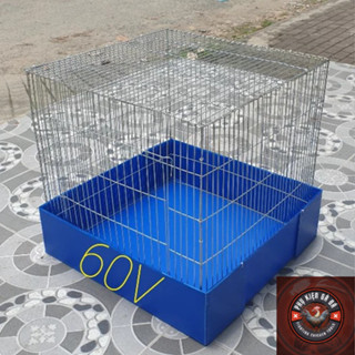 Lồng chống chuột 60v nan khít kèm khay nhựa - Nuôi úm gà con, gà tre, chống chuột