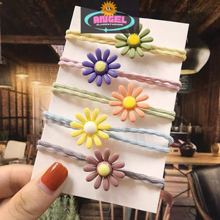 Dây cột tóc hoa cúc thời trang xinh xắn nhiều màu 1k