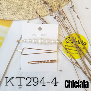 FREESHIP 99K TQ_Set Kẹp Tóc Đính Hạt Chiclala