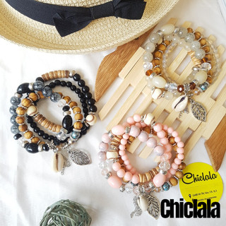 Set Vòng Tay Đá Sò Chiclala