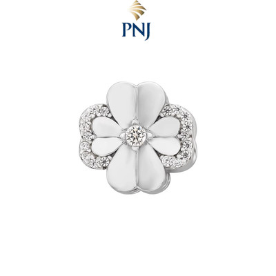 Hạt Charm Bạc Đính Đá CZ PNJSilver XMXMW060413