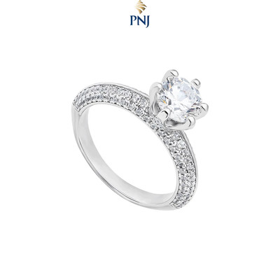 Nhẫn Bạc Đính Đá CZ PNJSilver XMXMW060145